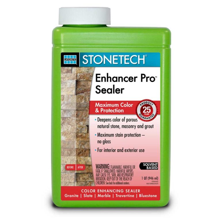 Enhancer Pro Stone Sealer Professional Grade Natural Stone Sealant   STONETECH Enhancer Pro Sealer Quart 768x768 