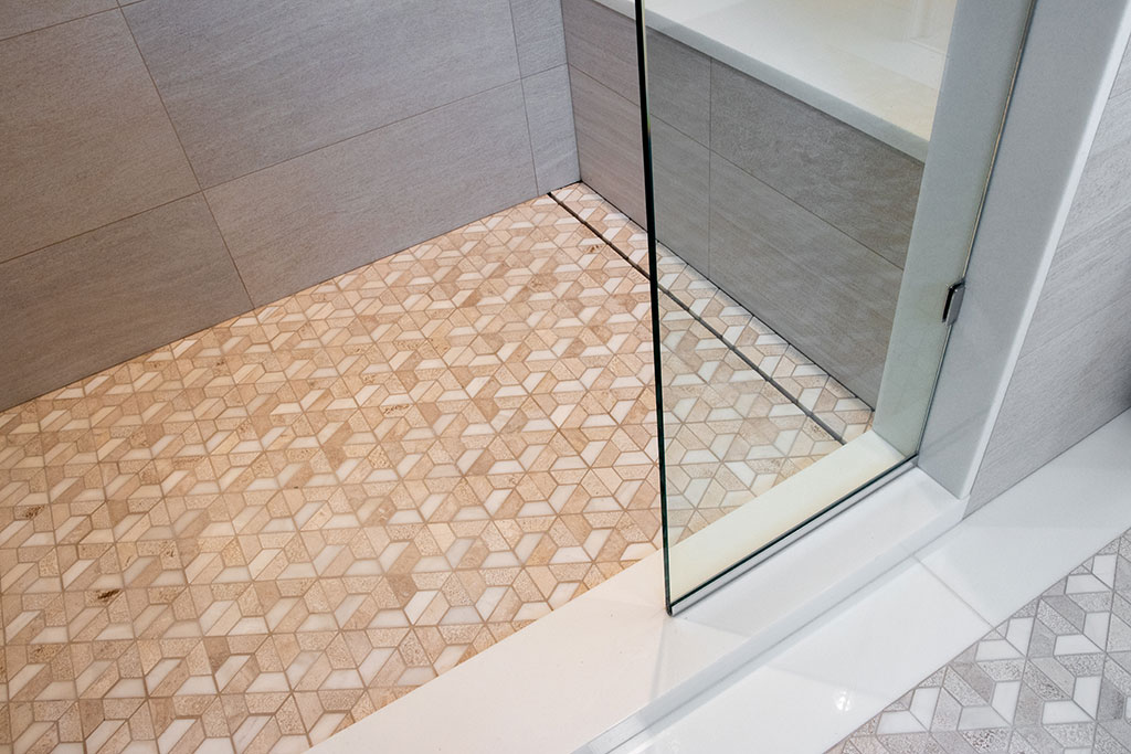 Mosaic Floor Tile Patterns for Baths